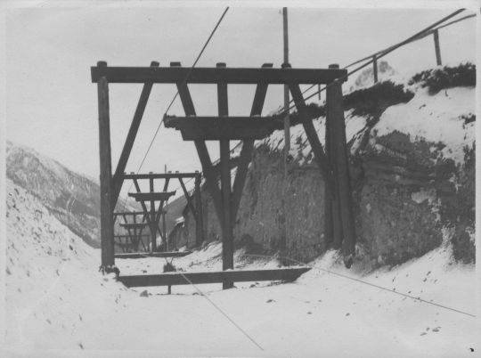 Foto Drahtseilriese der Forstverwaltung Feldkirch