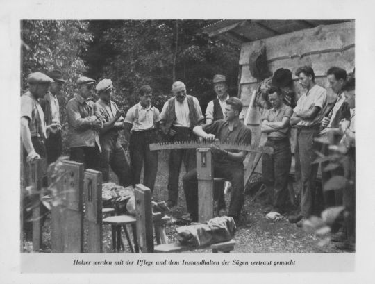 Foto Instandhaltung der Sägen