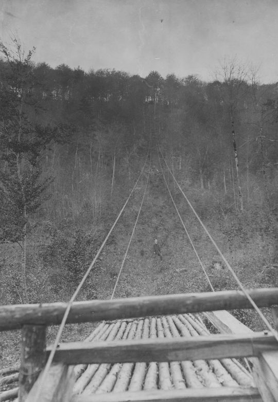 Foto Drahtseilriese, Baujahr 1926