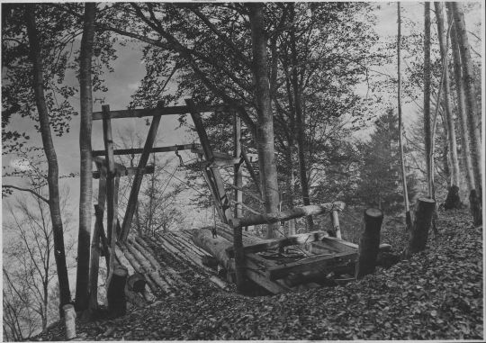 Foto Drahtseilriese, Baujahr 1926