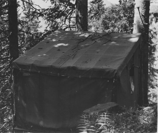 Foto Zelt für den Motorschlitten