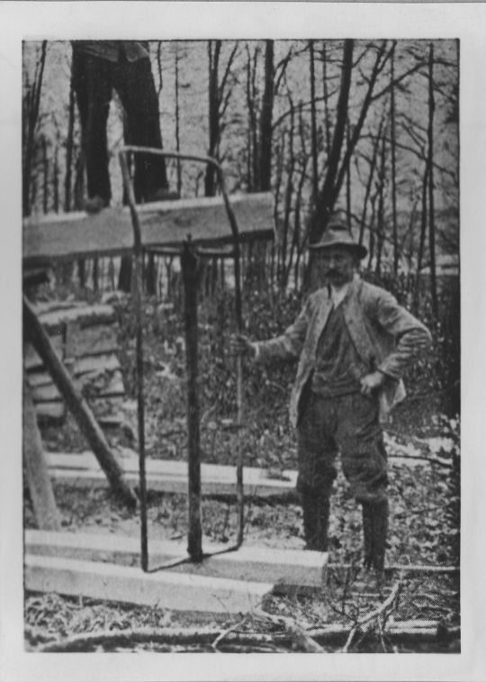 Foto Handgattersäge aus Eisen