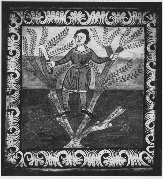 Foto Entasten eines stehenden Baumes