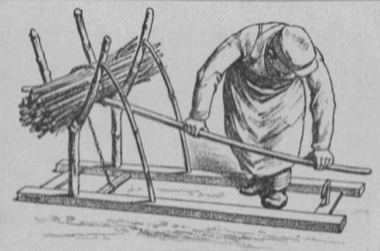 Foto Primitiver Wellenbindeapparat