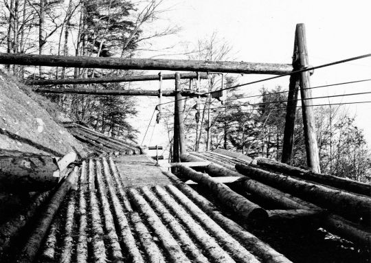 Foto Treicheseil, Bergstation, Seilburg