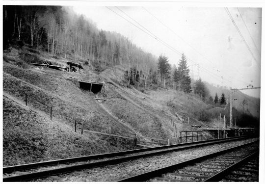 Foto Talstation des Treicheseils und provisorische Treicherampe