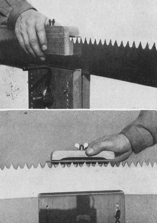 Foto Handhabung des Abstossers