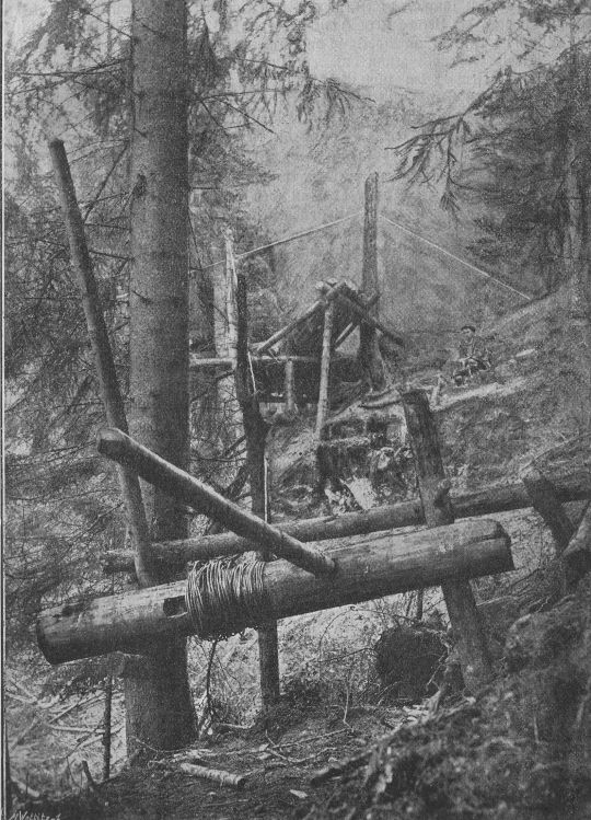 Foto Die Bremswelle einer Drahtriese