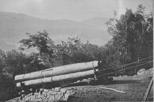 Foto Beladener Wagen fertig zur Thalfahrt