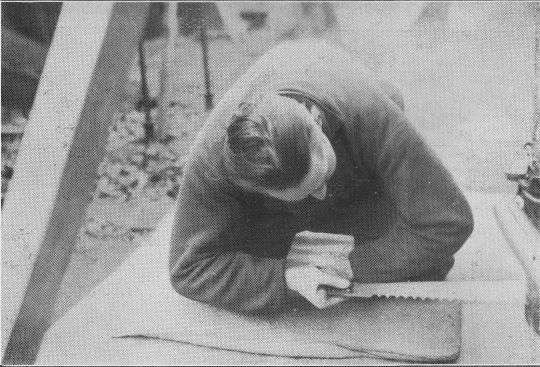 Foto Handstellung beim Vorwärtssägen