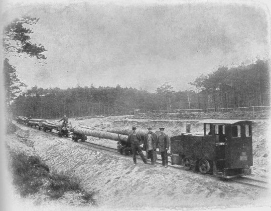 Foto "Waldbahn ... der gräfl. v. Arnimschen Kleinbahnverwaltung"