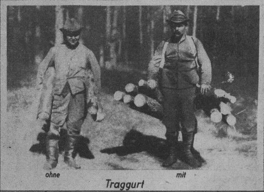 Foto "Rücken von Knüppeln"