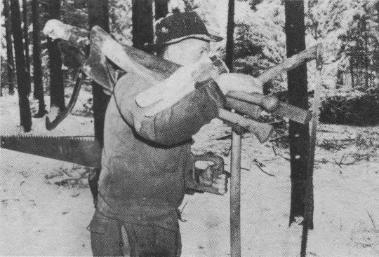 Foto Arbeiter mit Ausrüstung