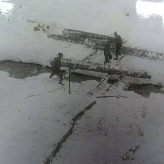 Foto Holzstapeln