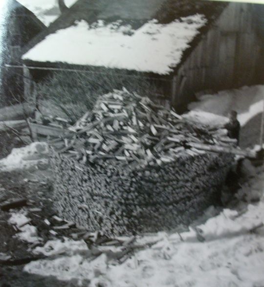 Foto "Bau einer Holztriste"