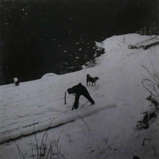 Foto "Scherenschneider David Regg 1916-1984" (?)