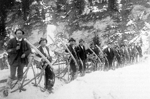 Foto Schlittentransport