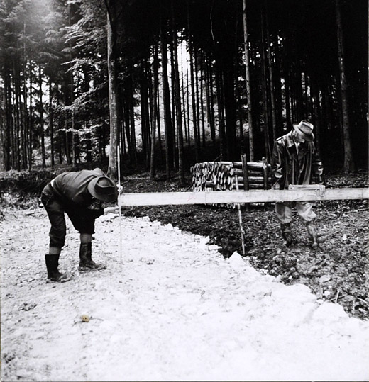Foto Querprofilaufnahme einer Strasse