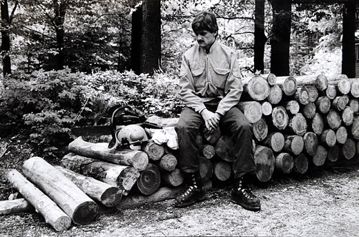 Foto Arbeitspause im Wald