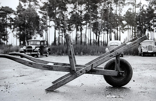 Foto Holzkarrette