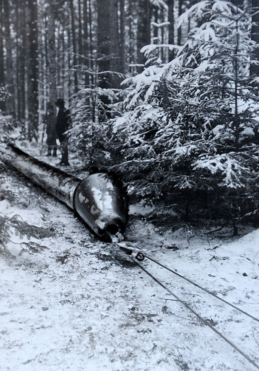 Foto Schlepphaube im Einsatz