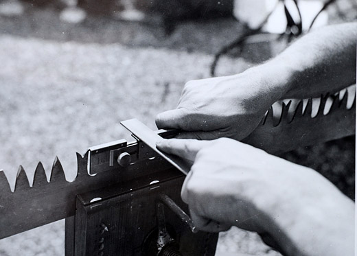 Foto Verkürzen der Hobelzähne