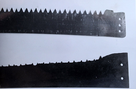 Foto Gute und Schlechte Sägeblätter