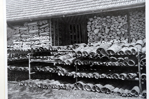 Foto Lagerung der Rinde
