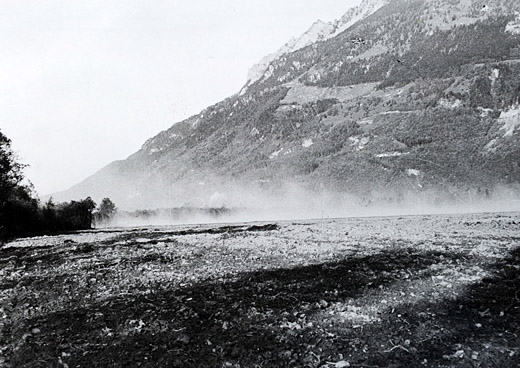 Foto Erosion nach Rodung