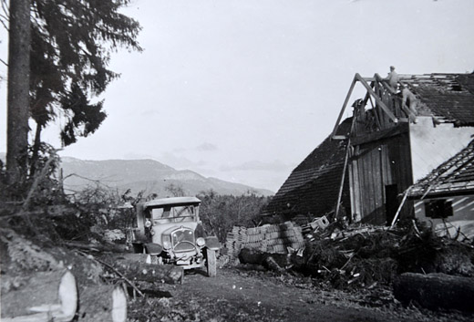 Foto Sturmschäden an Liegenschaften