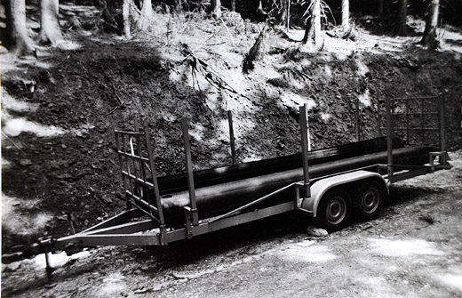 Foto Log Line Transportanhänger