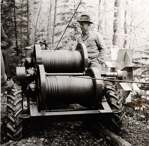 Foto Fahrbare Rückewinde