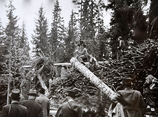 Foto Wyssen Seilbahn Laufkatze