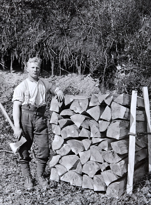 Foto Brennholzster
