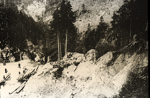 Foto Talstation einer Valtellina Seilbahn