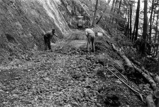 Foto Waldstrassenbau