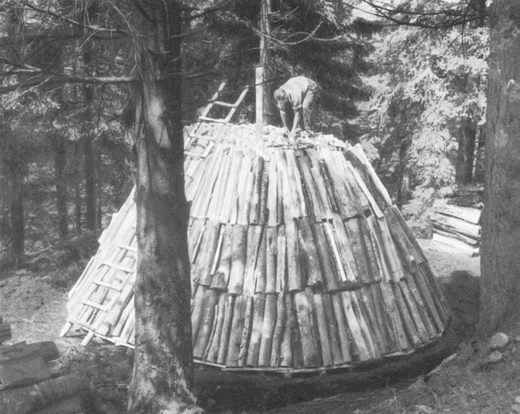 Foto Kohlenmeiler