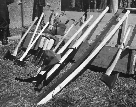 Foto Holzerwerkzeuge