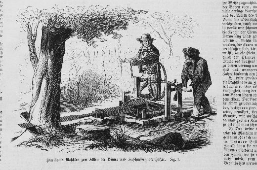 Foto Hamiltons Fällmaschine