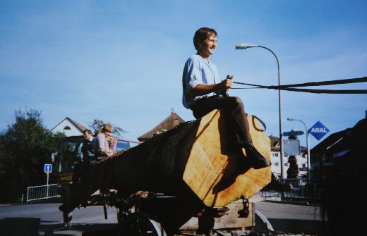 Foto Fuhrmann auf Stamm