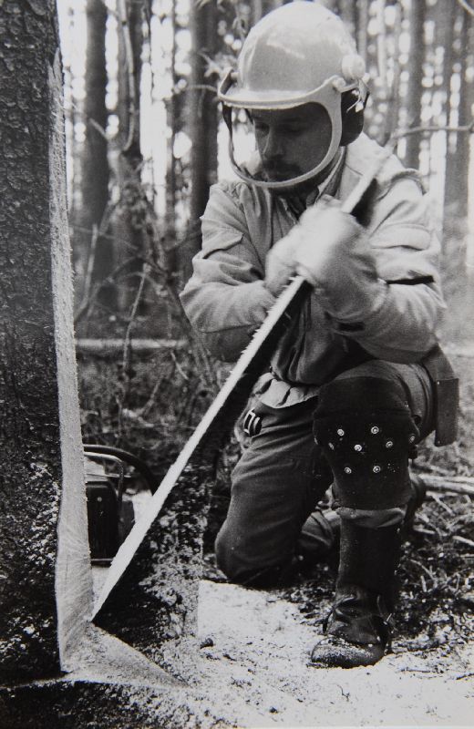 Foto Anschroten, Körperhaltung
