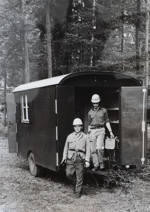 Foto Fahrbare Waldhütte