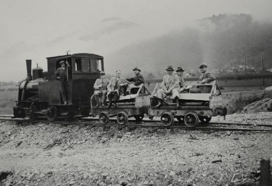 Foto Korrektur des Flusses Ticino